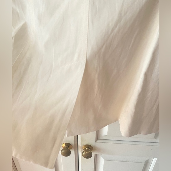 St. John Double Breasted Jacket Coat Cream Gray Size 2 wz tag - Picture 10 of 15